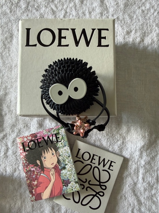 Loewe Other - LOEWE Spirited Away Black Soot Sprite Hair Bag Charm with Rose-Gold Star